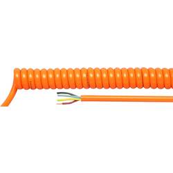 HELU 85493 spirálový kabel H07BQ-F 300 mm / 1200 mm 5 G 2.50 mm² oranžová 1 ks