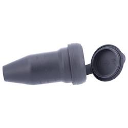 AS Schwabe 60417 zásuvka plnogumové 230 V černá IP44
