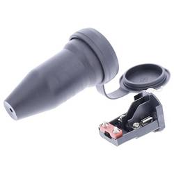 AS Schwabe 60417 zásuvka plnogumové 230 V černá IP44