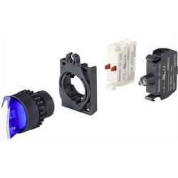 TRU COMPONENTS TC-9860160 S2SRN-L5B tlačítko volby nastavitelný otočný přepínač modrá 2 x 60 ° 1 ks Piece