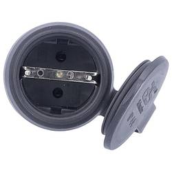 AS Schwabe 60419 zásuvka plnogumové 230 V černá IP44