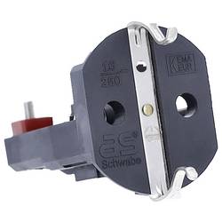 AS Schwabe 60419 zásuvka plnogumové 230 V černá IP44