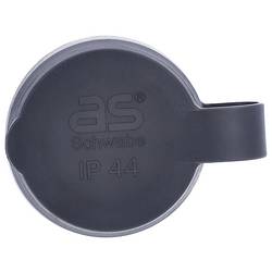 AS Schwabe 60419 zásuvka plnogumové 230 V černá IP44
