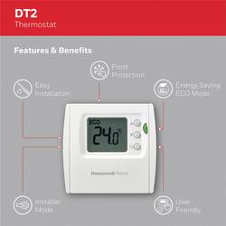 Honeywell THR840DEU pokojový termostat montáž na zeď, THR840DEU, 1 ks