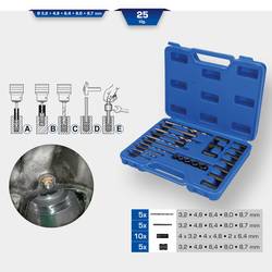 Brilliant Tools BT541900 Sada na povolování šroubů HSS, 25 ks