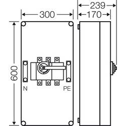 Hensel Mi 7455 jistič 1 ks Spínací napětí (max.): 500 V/AC Piece