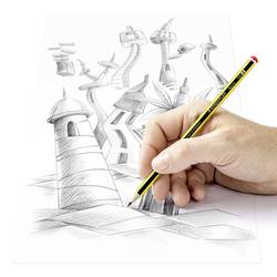 Staedtler Noris HB 120-2 BK5D sada tužek Označení tvrdosti: HB 5 ks