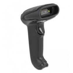 Delock 90562 skener 2D čárového kódu Bluetooth, kabelové 2D, 1D LED černá ruční
