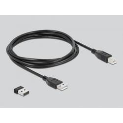 Delock 90562 skener 2D čárového kódu Bluetooth, kabelové 2D, 1D LED černá ruční