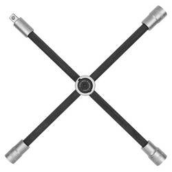 Křížový klíč na kolo s kluzným kloubem pro osobní vozy, 1/2„x17 x 19 x 21 mm KS Tools 518.1154