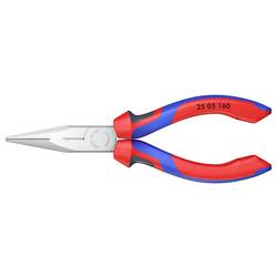Knipex 25 05 160 pro elektroniku a jemnou mechaniku ploché jehlové kleště rovné vanadová elektrikářská ocel 160 mm