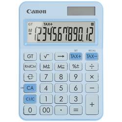 Canon LS-125KB-PBL kapesní kalkulačka, displej (počet míst) 12, na baterii, solární napájení, pastelová modrá