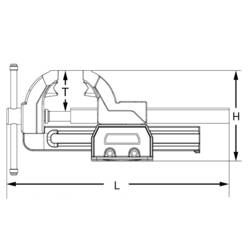 KS Tools 914.0025 svěrák, 914.0025, Rozpětí (max.): 100 mm
