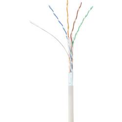 Renkforce RF-4541484 RJ45 síťové kabely, propojovací kabely CAT 5e F/UTP 0.25 m šedá s ochranou 1 ks