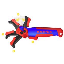 Knipex 16 50 145 SB odizolovací nůž Vhodné pro odizolovací kleště Kulaté kabely 7 mm (max)