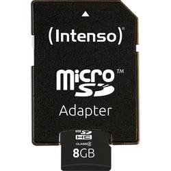 Intenso Intenso - Flash-Speicherkarte - 8 GB - SDHC paměťová karta microSDHC 8 GB Class 4 vč. SD adaptéru
