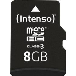 Intenso Intenso - Flash-Speicherkarte - 8 GB - SDHC paměťová karta microSDHC 8 GB Class 4 vč. SD adaptéru