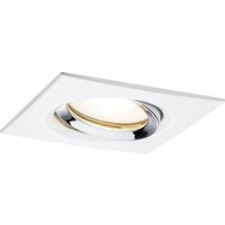 Paulmann Nova vestavné svítidlo do koupelny sada LED GU10 7 W IP65 bílá (matná), chrom