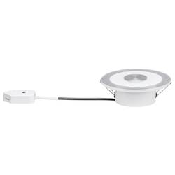 Paulmann 92907 Whirl LED vestavné svítidlo, LED, pevně vestavěné LED, 4.9 W, hliník (kartáčovaný), saténová, sada 3 ks