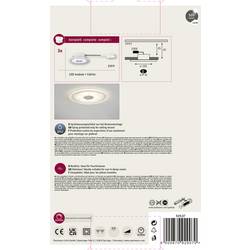 Paulmann 92907 Whirl LED vestavné svítidlo, LED, pevně vestavěné LED, 4.9 W, hliník (kartáčovaný), saténová, sada 3 ks