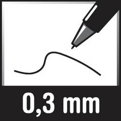 Pilot náplň do inkoustového kuličkového pera FriXion Point BLS-FRP5-S3 2265003F modrá 0.3 mm dokumentní: Ne