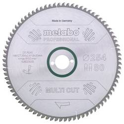Metabo HW/CT 254X30 80 FZ/TZ 628223000 tvrdokovový pilový kotouč 254 x 30 x 1.8 mm Počet zubů (na palec): 80 1 ks
