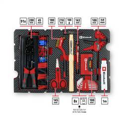 Einhell 153-tlg. Werkzeugkoffer Hobby & Bastler, 370512 kufřík s nářadím