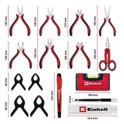 Einhell 153-tlg. Werkzeugkoffer Hobby & Bastler, 370512 kufřík s nářadím