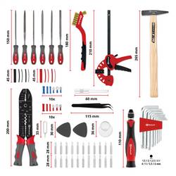Einhell 153-tlg. Werkzeugkoffer Hobby & Bastler, 370512 kufřík s nářadím