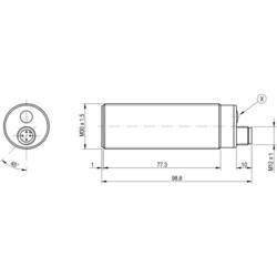 MD Micro Detectors UT1B/G6-1ESY ultrazvukový senzor, UT1B/G6-1ESY, 10 - 30 V/DC, 1 ks