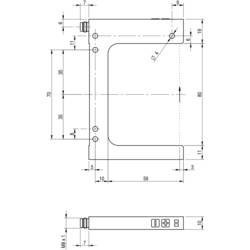 MD Micro Detectors FC6I/0B-0806-1F vidlicová světelná závora , FC6I/0B-0806-1F, 12 - 24 V/DC, 1 ks