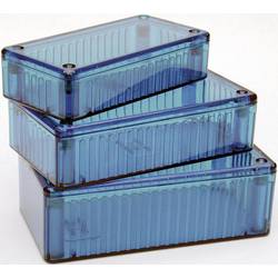 Transparentní pouzdro z polykarbonátu Hammond Electronics 150 x 80 x 50 , modrá