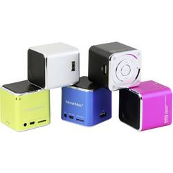 mini reproduktor Technaxx MusicMan Mini AUX, SD paměť. karta, USB černá
