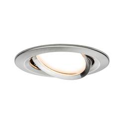 Paulmann 4064161242286 Nova vestavné svítidlo, LED, LED, 18 W, železo (kartáčované), sada 4 ks
