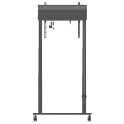Iiyama Pojízdný vozík na PC/monitor Iiyama MD-CAR2031-B1 - Wagen - Doppelsäu 1 Displej: (s) 139,7 cm (55) - 267,0 cm (105) černá nastavitelná výška,
