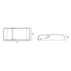 Deko Light BASIC, DIM, Multi CC, IE-25D LED driver konstantní proud 25 W 260 - 700 mA 20 - 60 V Dali 1 ks