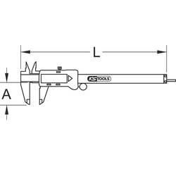 KS Tools 3000532 300.0532 digitální posuvné měřítko
