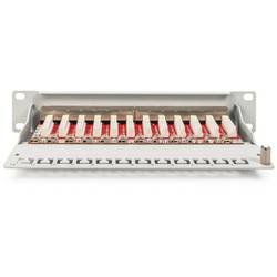 Digitus DN-91612S-EA-G 12 portů síťový patch panel 254 mm (10) CAT 6A 1 U vícebarevná osazený