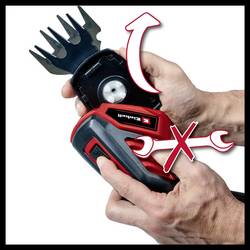 Einhell 3410365 GC-CG 3,6/70 Li WT akumulátor nůžky na trávu, nůžky na keře bez násady, vč. nůžkového adaptéru na trávu a keře, + akumulátor, vč. nabíječky 3.6