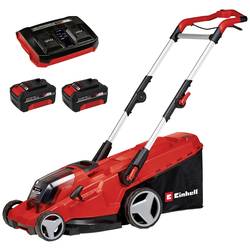 Einhell Professional RASARRO 36/40 (2x4.0Ah) akumulátor Akumulátorová sekačka Vč. nabíječky Twincharger, + 2. akumulátor 18 V šířka sekání 40 cm Určen pro 500