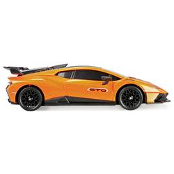 Amewi Lamborghini Huracan STO Drift Car oranžová komutátorový 1:18 RC model auta elektrický drift 4WD (4x4) RtR 2,4 GHz vč. akumulátorů a kabelu k nabíjení,