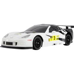 Amewi Corvette C6.R Drift Car bílá komutátorový 1:18 RC model auta elektrický drift 4WD (4x4) RtF 2,4 GHz vč. akumulátorů a kabelu k nabíjení, úsporná sada
