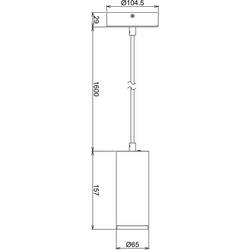 Deko Light Lucea 342246 LED závěsný lustr LED 10 W černá