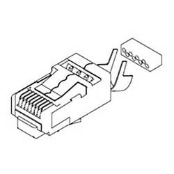 Molex Molex MOL DataCom & Specialty 449150011 zástrčka Počet pólů 8P8C průhledná 1 ks