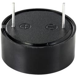TRU COMPONENTS TC-10475824 piezo bzučák Hlučnost: 80 dB Napětí: 12 V/DC nepřerušovaný tón 1 ks