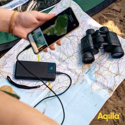 Aqiila B20+B powerbanka Li-Pol, 20000 mAh, USB-A, USB-C®, černá