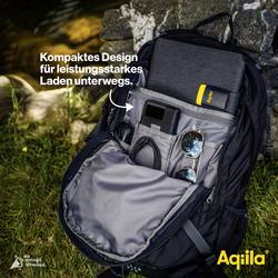 Aqiila B20+B powerbanka Li-Pol, 20000 mAh, USB-A, USB-C®, černá