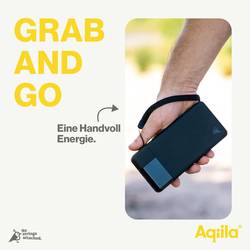 Aqiila B20+B powerbanka Li-Pol, 20000 mAh, USB-A, USB-C®, černá
