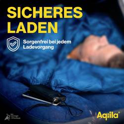 Aqiila B20+B powerbanka Li-Pol, 20000 mAh, USB-A, USB-C®, černá