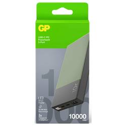 GP GPACCM10C000 powerbanka Li-Pol, 10000 mAh, USB-A, USB-C®, mechově zelená